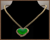 Green Heart Necklaces