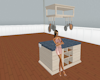 Kitchen Island w/pot rac