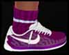 Aari Pink Sneaker w Sock