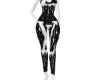 Designer Bodysuit Wht-bk