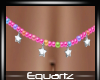 Pink Star Waist Beads