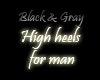Black & Gray boot