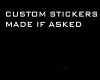 custom sticker