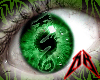 Green dragon eyes