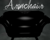 *TY Blk Leather ArmChair