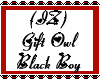 (IZ) Gift Owl Black Boy