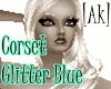 [Ak] Corset Glitter Blue