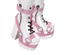 Pink & White Boot