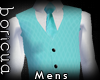 [B] Cyan Vest and Tie