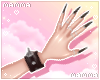 𝓶. leather cuffs