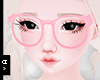 Ⓐ Pink Nerd Glasses