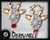 o: Reindeer Earrings F