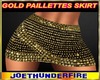 Gold Paillettes Skirt