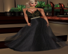 Rc*Cowl Gown Gld Blk