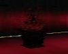 Red  Black Marble Vase