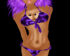 HOT rave purple bikini