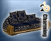 Royal blue couch