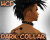 HCF Dark Leather Collar