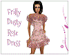 Frilly Dusty Rose Dress
