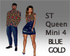 ST QUEEN MINI 4 BLUEGOLD