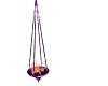 hanging purple lamp