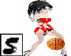 Basketball Girl Sticker