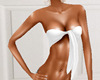 [S] white bikini top
