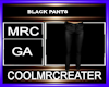 BLACK PANTS