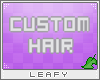 |L| Fuzzbutt custom hair