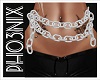 !PX WHITE BELLY CHAIN