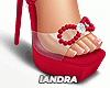 💖Sara Red Sandals