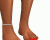 Realistic feet "Red"