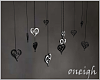 Hanging Heart Charms