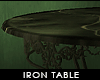 ! emerald iron table