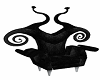 Black Velvet Diva Chair