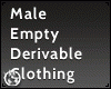 Empty Male Clothing