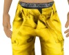 yellow cargo shorts
