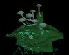 Akitas mushroom stump
