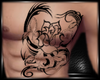 rose & tribal tatoo