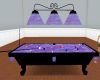 (K) Purple Pool Table