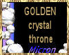 golden crystal throne