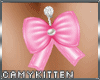 ~CK~ Pink Belly Bow Stud