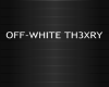 OFF-WHITE TH3XRY Sticker