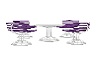 Purple High Table