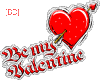 Be my Valentines sticker