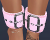 Ankle Cuffs Pink Buckle