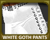 White Goth Pants