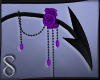 -S- Succubus Tail Purple