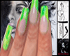Ts Neon Green Nails 6.5