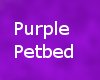 Purple Velvet Petbed